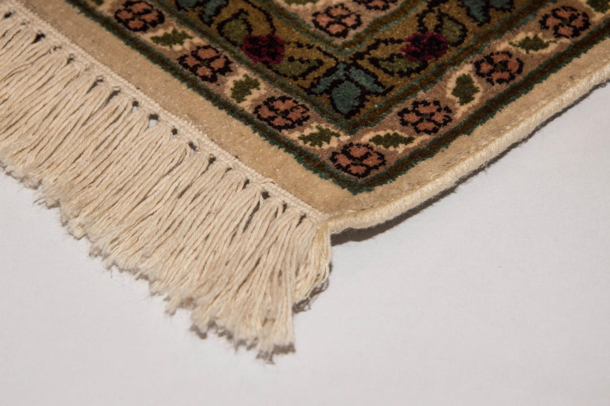 Sidenmatta - Kashmir Silk - 218 x 157 cm - röd