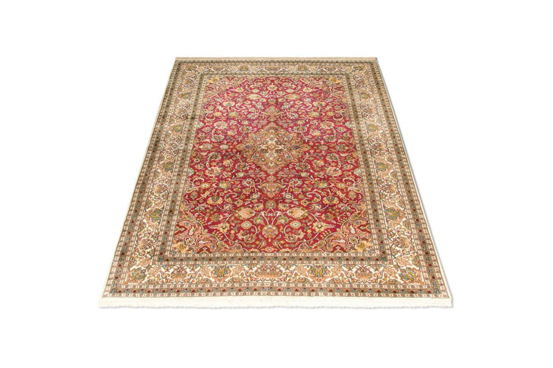 Sidenmatta - Kashmir Silk - 218 x 157 cm - röd