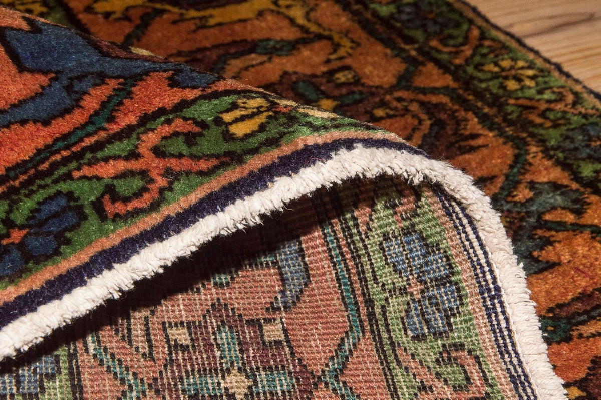 Runner Persisk matta - Nomadic - 284 x 143 cm - mörkblå