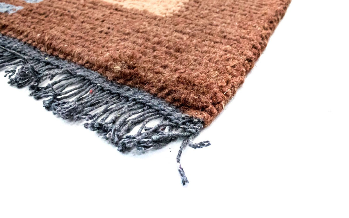 Nepal mattan - 140 x 70 cm - brun