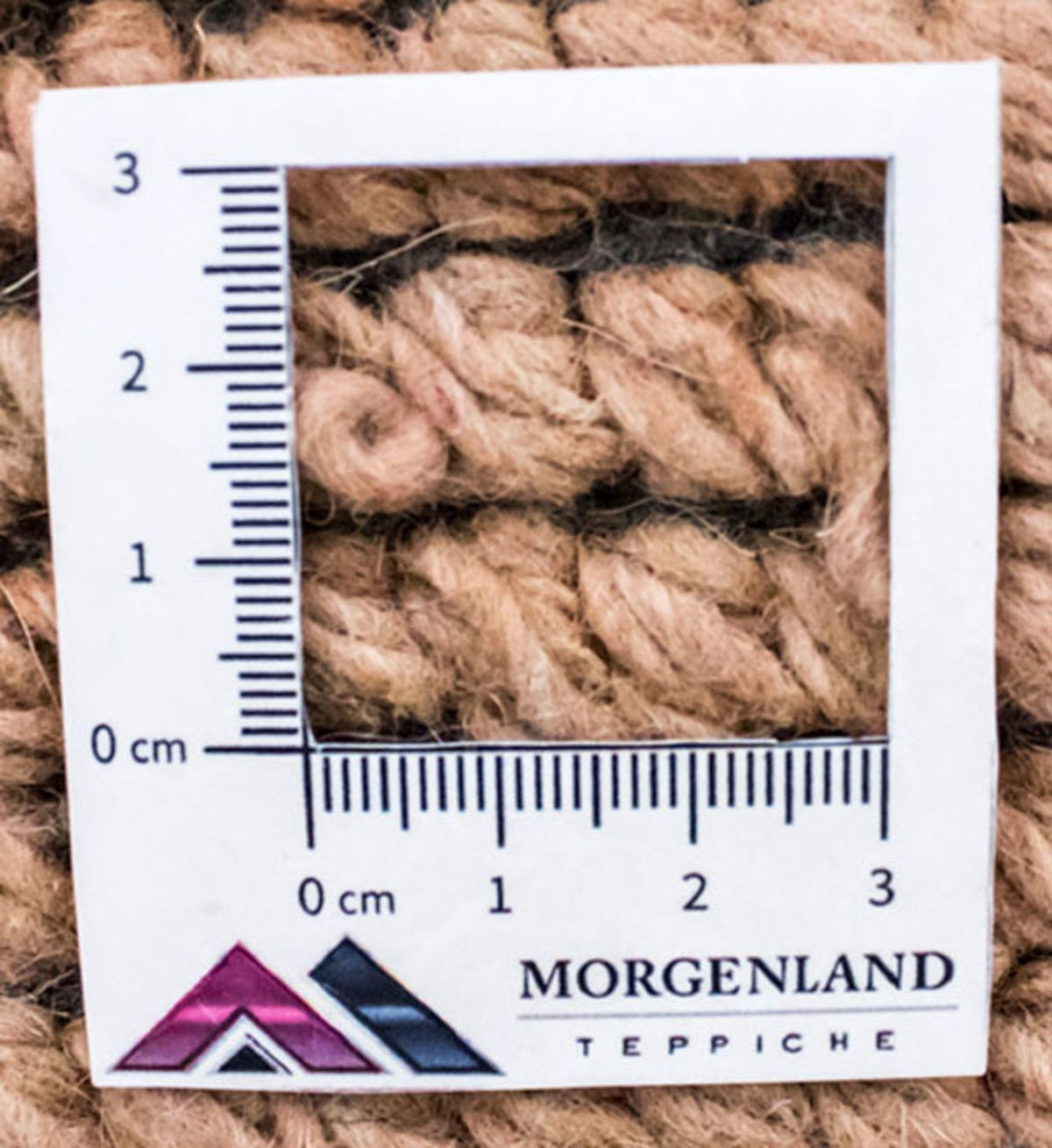 Nepal mattan - 140 x 70 cm - brun