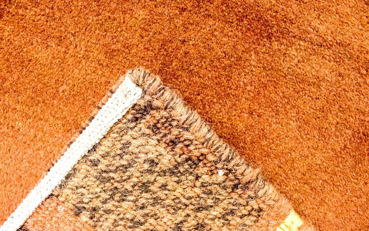 Nepal mattan - 157 x 90 cm - terrakotta