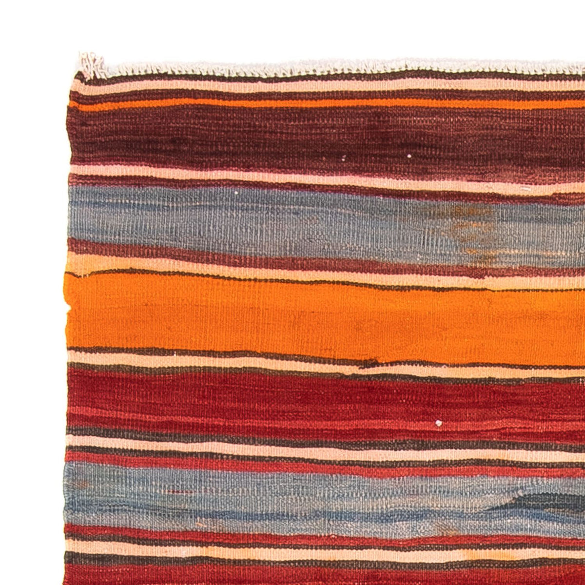 Kelim-matta - gammal - 155 x 135 cm - flerfärgad