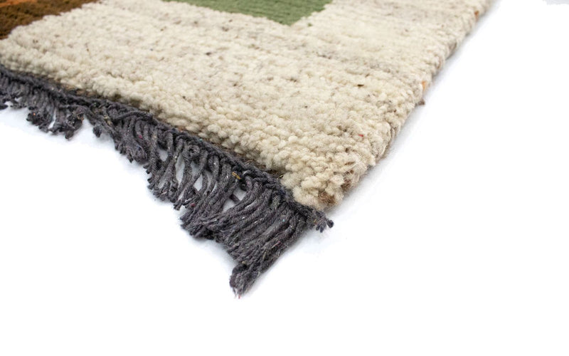 Nepal mattan - 140 x 70 cm - grön