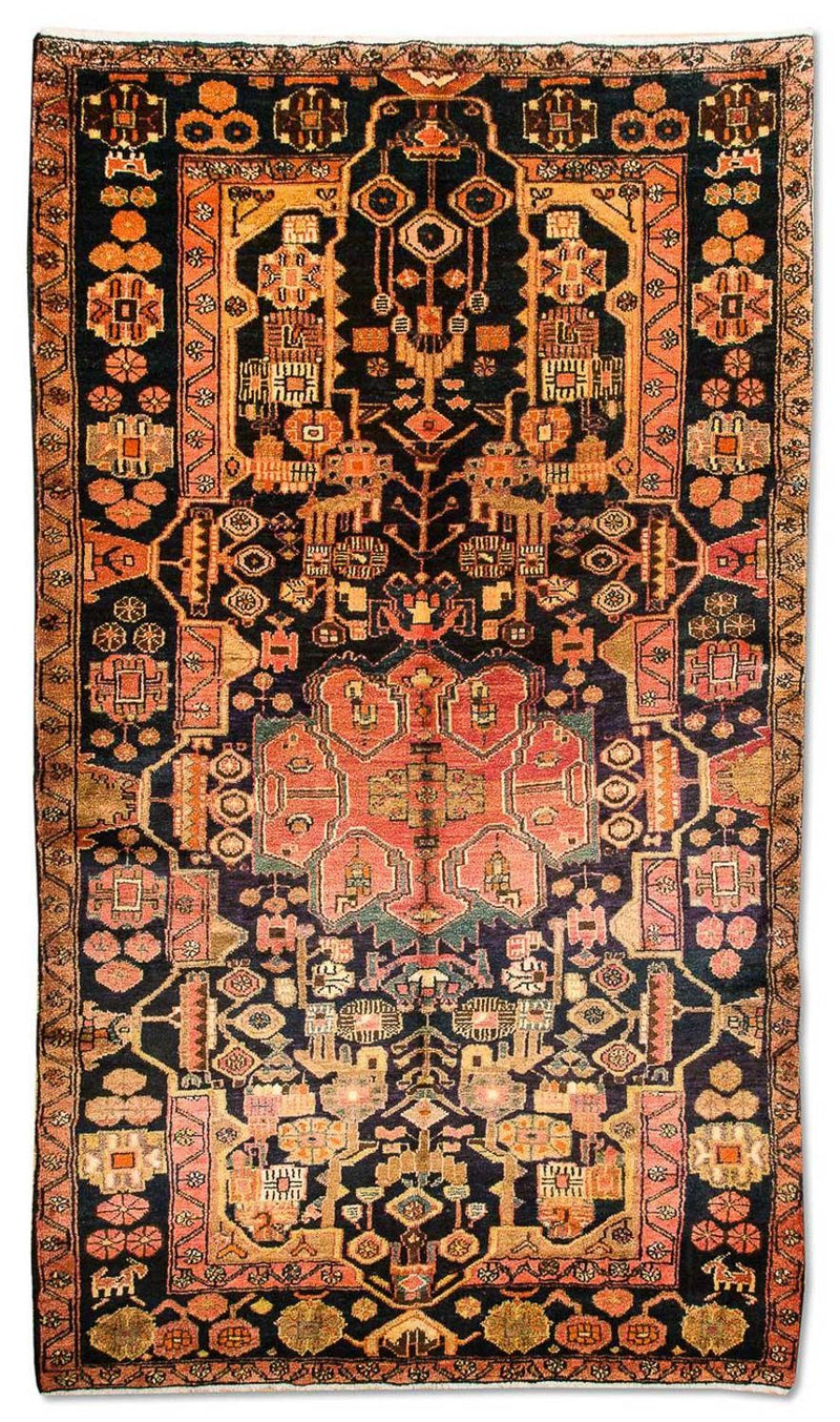 Persisk matta - Nomadic - 306 x 158 cm - mörkblå