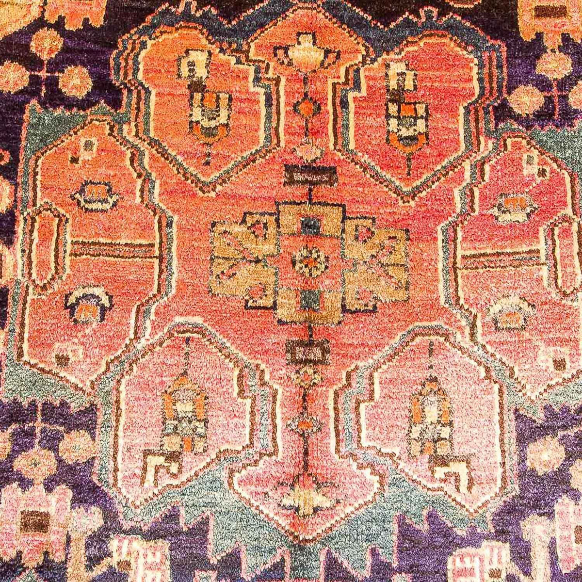 Persisk matta - Nomadic - 306 x 158 cm - mörkblå