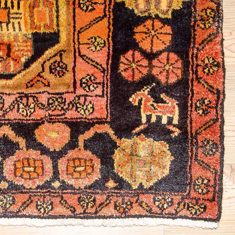 Persisk matta - Nomadic - 306 x 158 cm - mörkblå