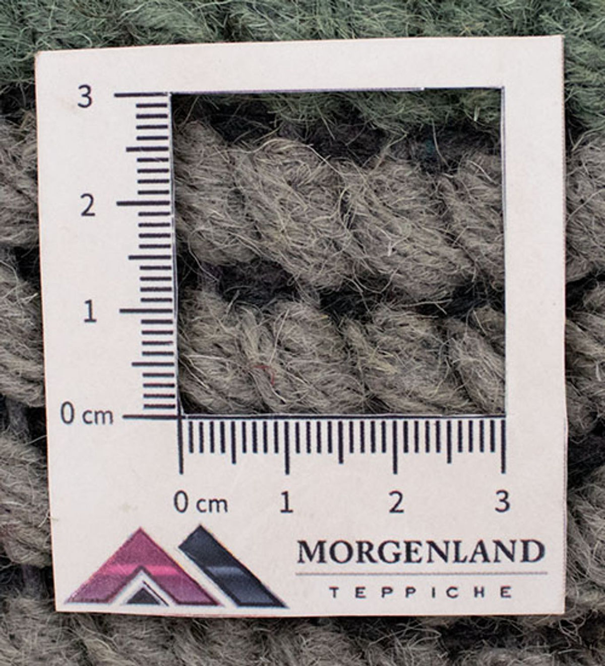 Nepal mattan - 140 x 70 cm - grön