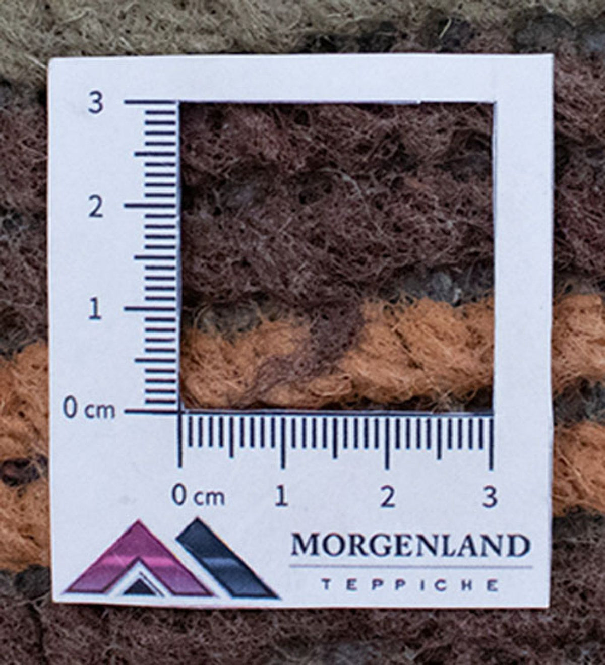 Nepal mattan - 140 x 70 cm - brun