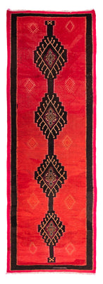 Runner Kelim-matta - gammal - 390 x 145 cm - flerfärgad