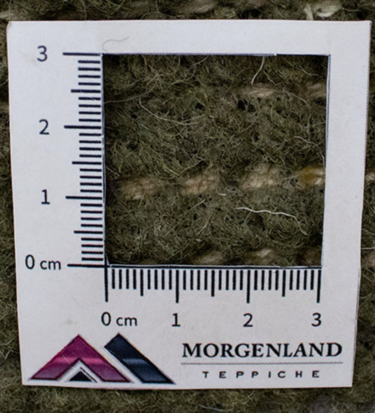 Nepal mattan - 140 x 70 cm - grön