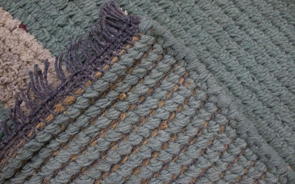 Nepal mattan - 140 x 70 cm - grön