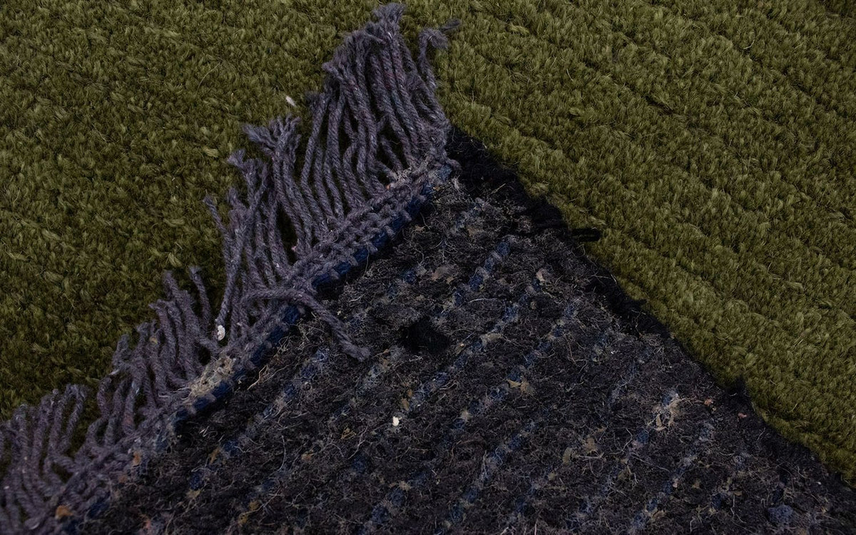 Nepal mattan - 140 x 70 cm - grön