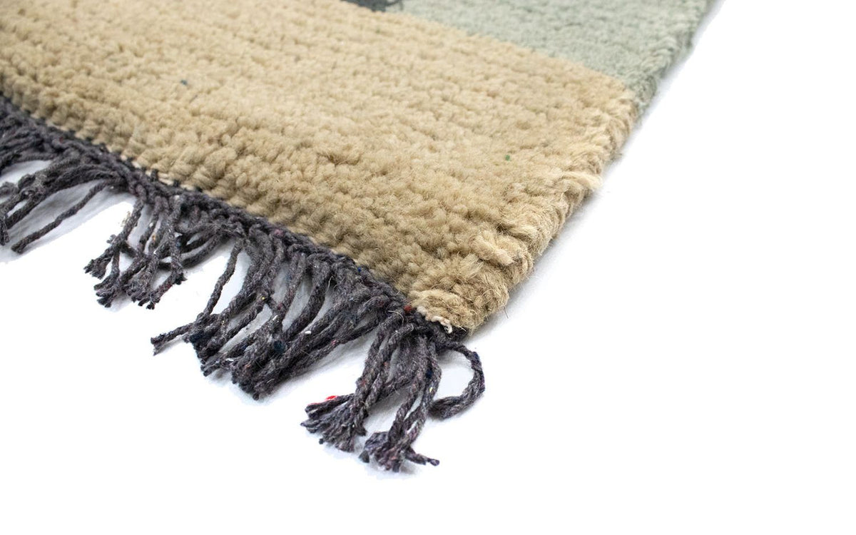 Nepal mattan - 140 x 70 cm - grön