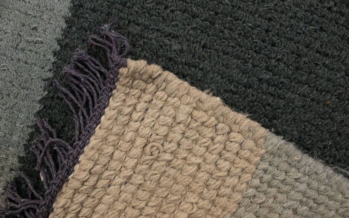 Nepal mattan - 140 x 70 cm - grön