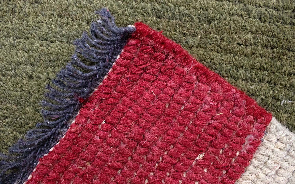 Nepal mattan - 140 x 70 cm - grön