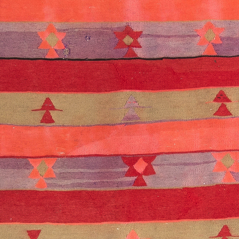 Runner Kelim-matta - gammal - 330 x 135 cm - flerfärgad