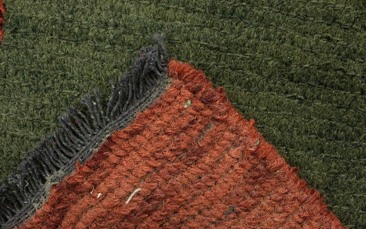 Nepal mattan - 140 x 70 cm - grön