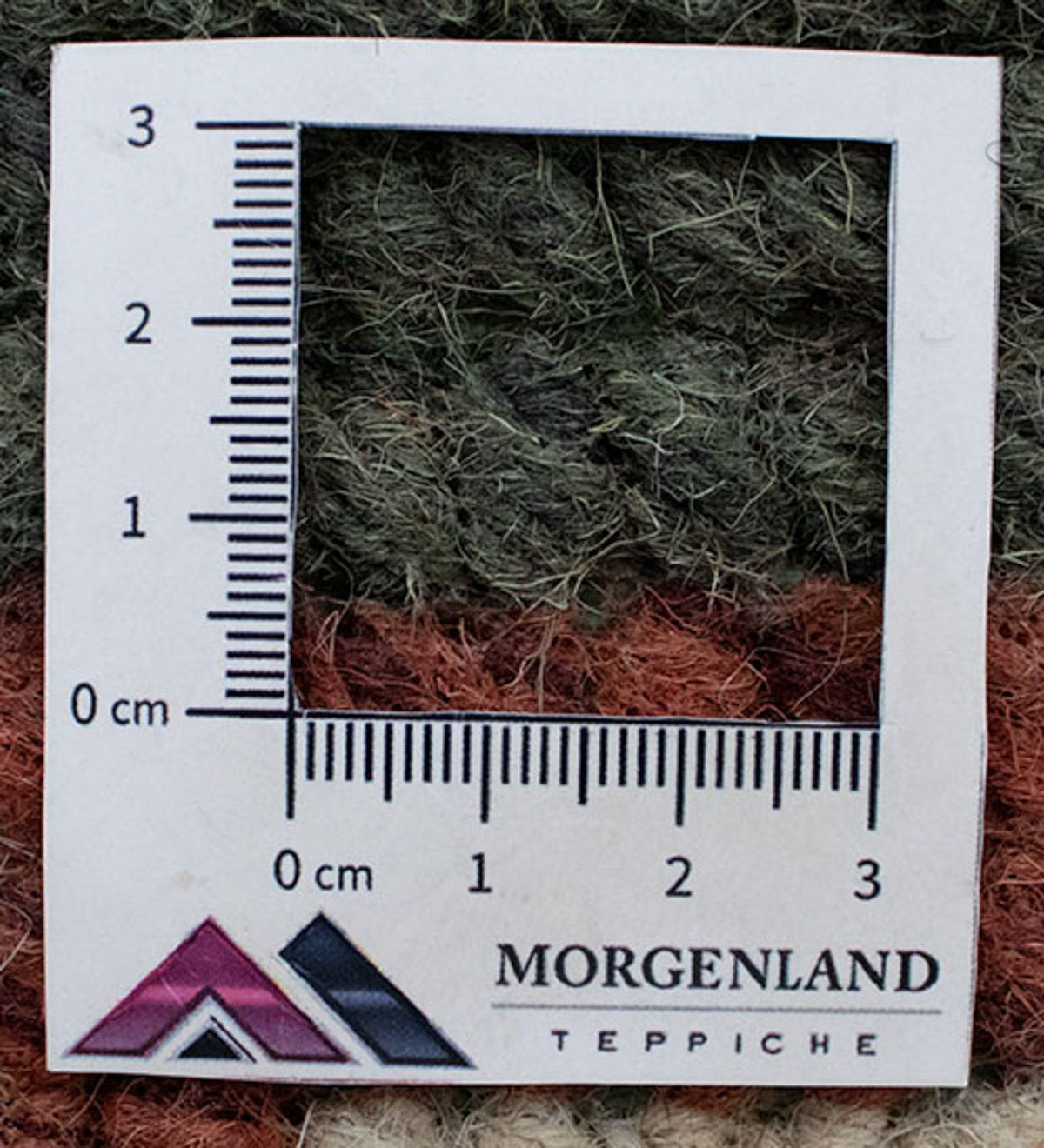 Nepal mattan - 140 x 70 cm - grön