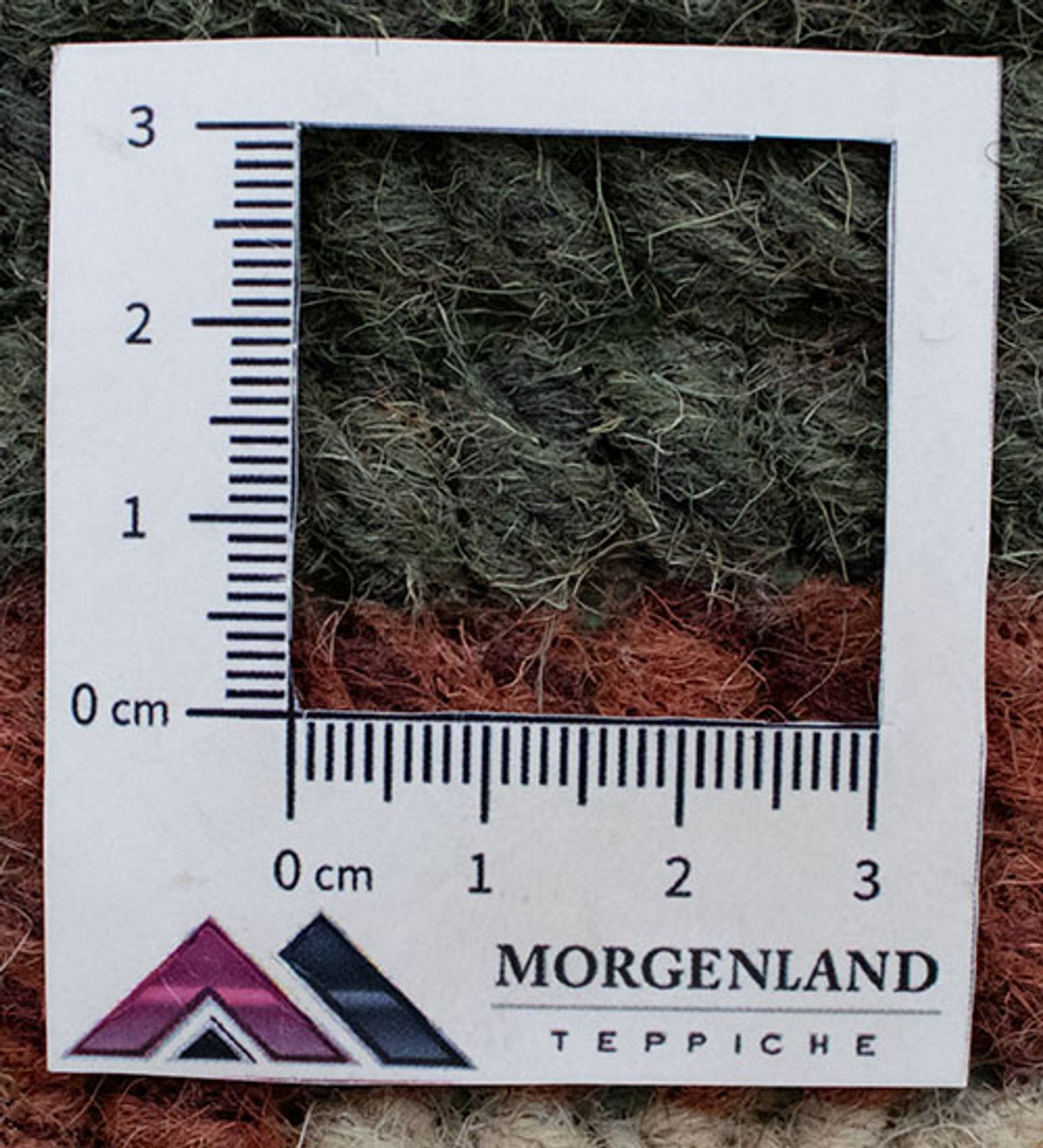 Nepal mattan - 140 x 70 cm - grön