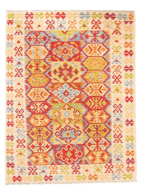 Kelim Carpet - Splash - 199 x 156 cm - flerfärgad