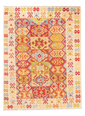 Kelim Carpet - Splash - 199 x 156 cm - flerfärgad