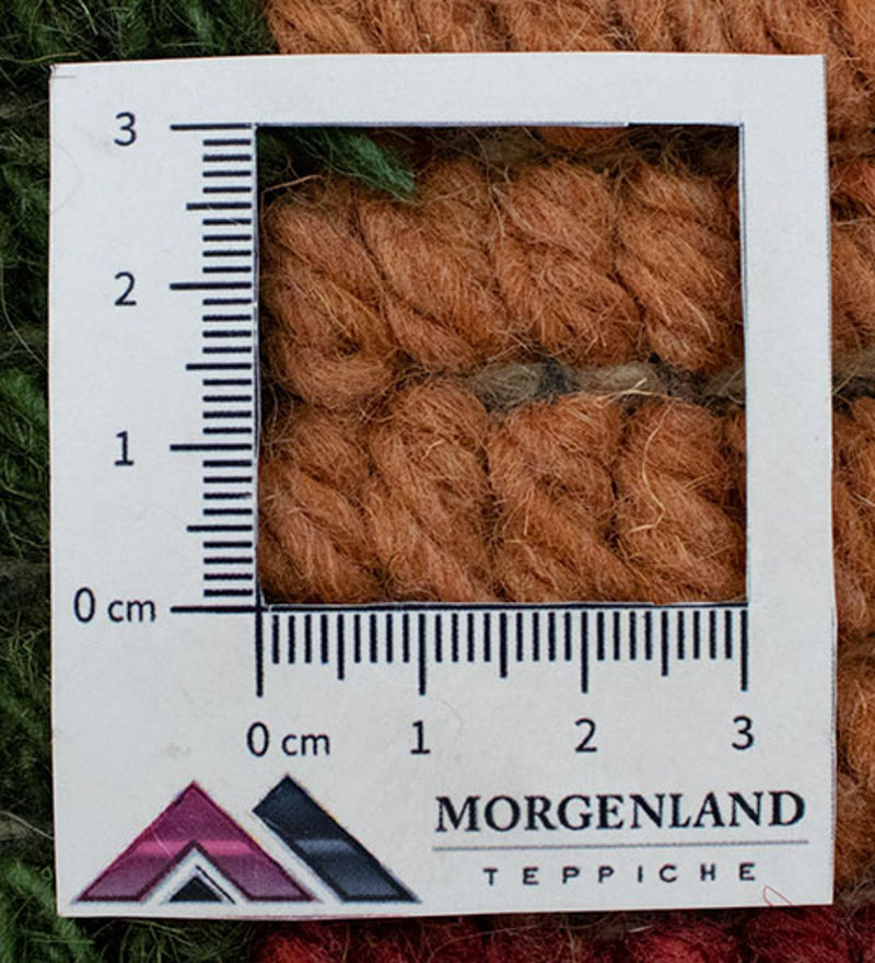 Nepal mattan - 140 x 70 cm - grön