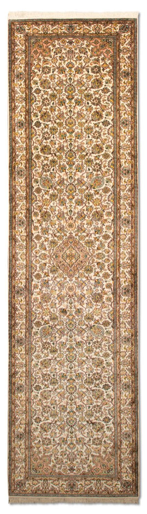 Runner Sidenmatta - Kashmir Silk - 300 x 79 cm - beige