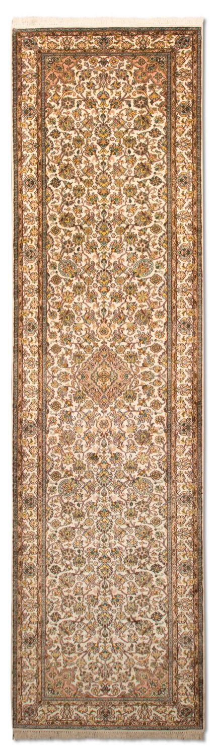 Runner Sidenmatta - Kashmir Silk - 300 x 79 cm - beige
