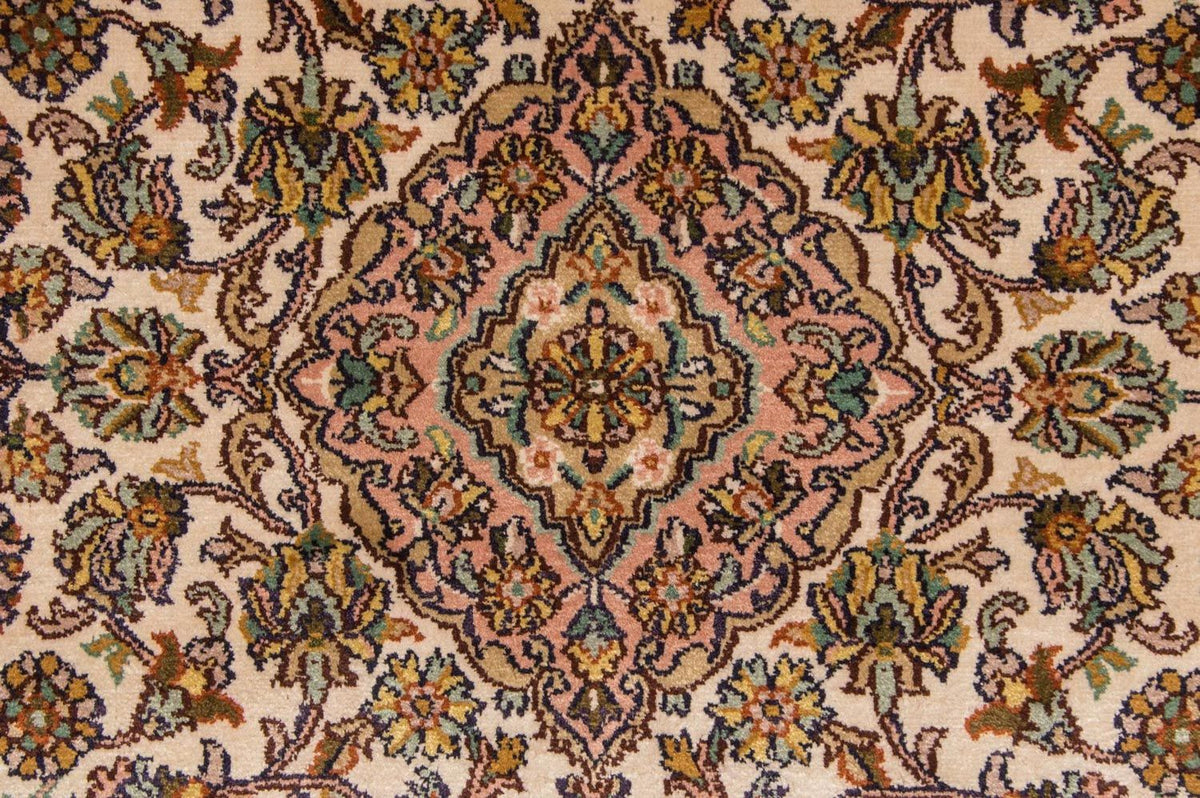 Runner Sidenmatta - Kashmir Silk - 300 x 79 cm - beige