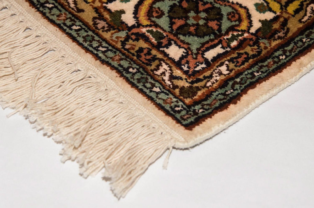 Runner Sidenmatta - Kashmir Silk - 300 x 79 cm - beige