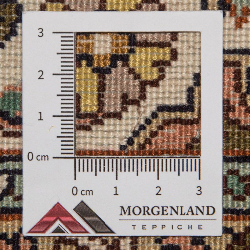 Runner Sidenmatta - Kashmir Silk - 300 x 79 cm - beige