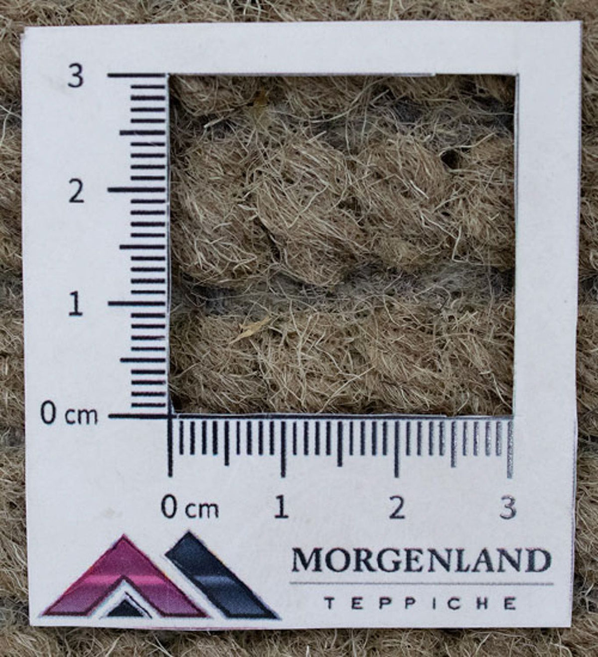 Nepal mattan - 140 x 70 cm - beige