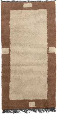 Nepal mattan - 140 x 70 cm - beige