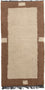 Nepal mattan - 140 x 70 cm - beige