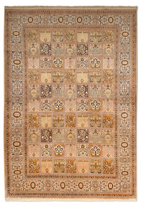 Sidenmatta - Kashmir Silk - 240 x 157 cm - beige