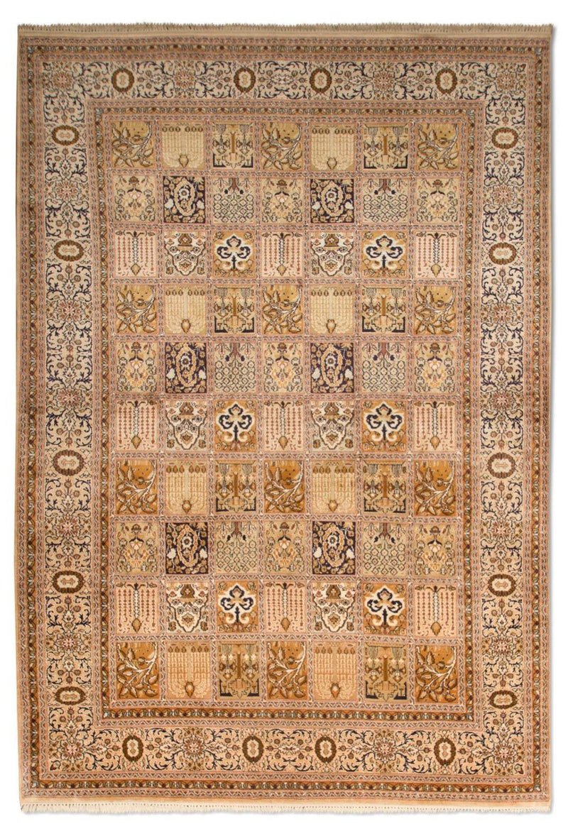 Sidenmatta - Kashmir Silk - 240 x 157 cm - beige