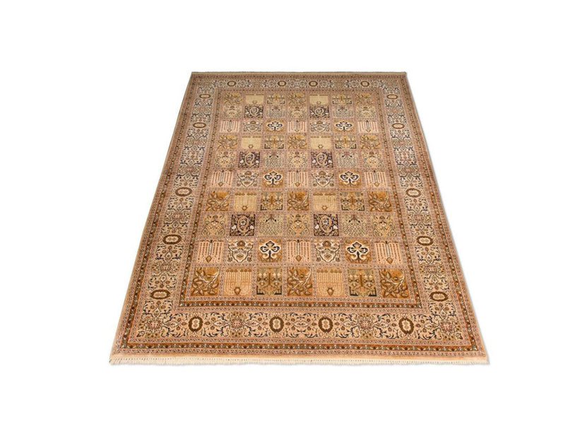 Sidenmatta - Kashmir Silk - 240 x 157 cm - beige