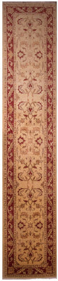 Runner Ziegler Carpet - 378 x 76 cm - beige
