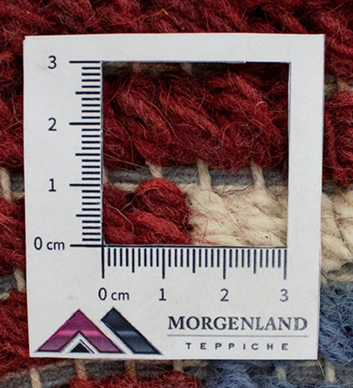 Nepal mattan - 140 x 70 cm - röd