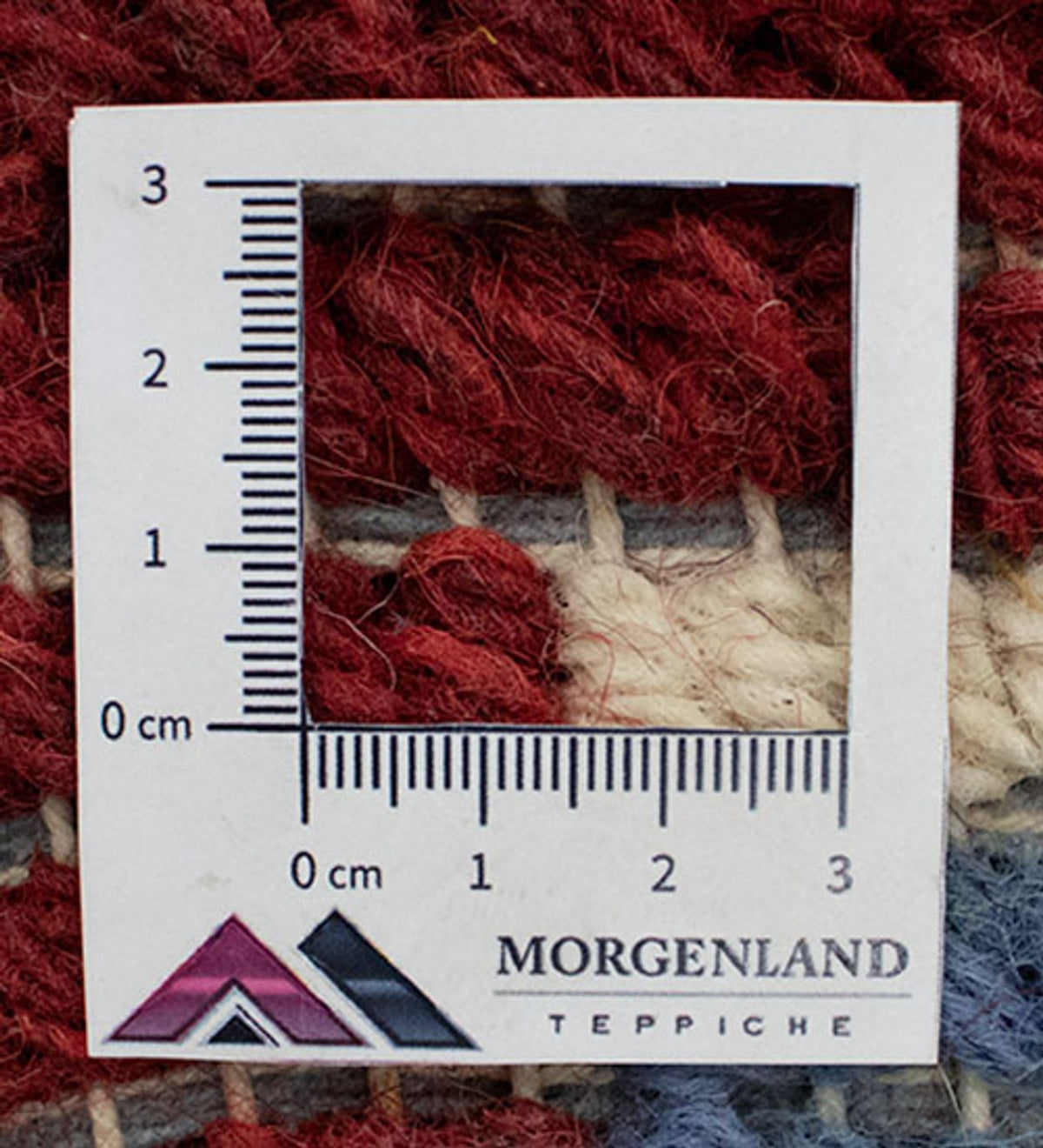 Nepal mattan - 140 x 70 cm - röd