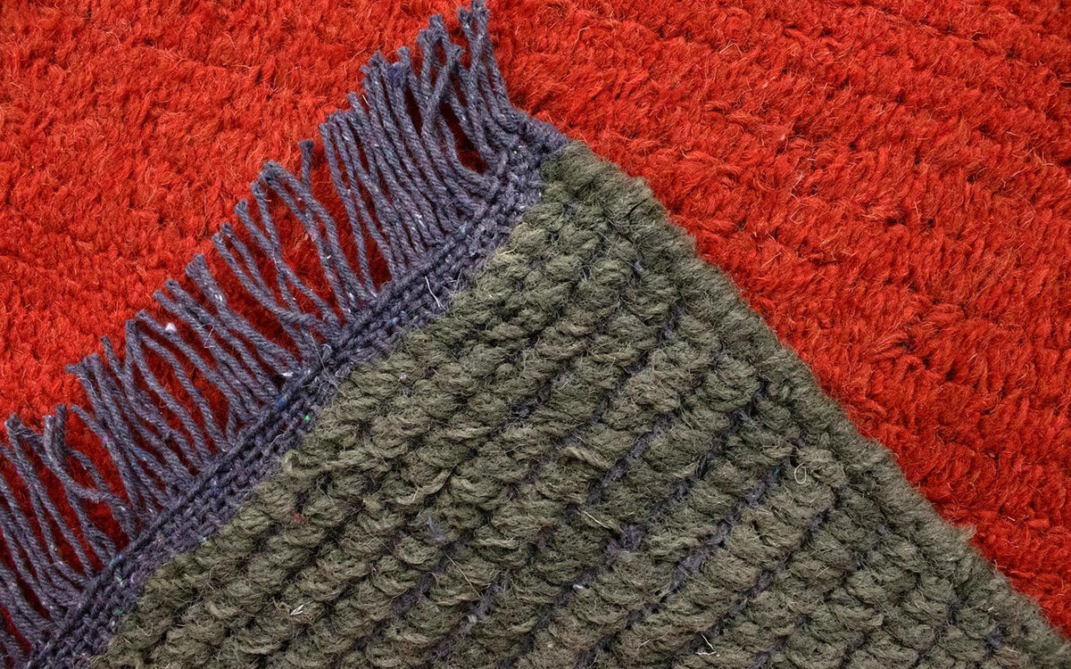 Nepal mattan - 140 x 70 cm - röd