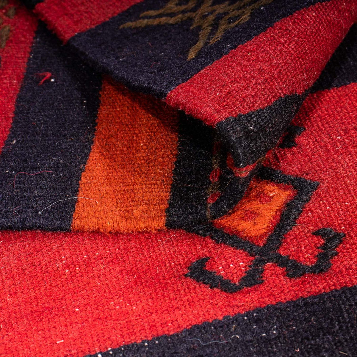 Kelim-matta - gammal - 220 x 170 cm - flerfärgad