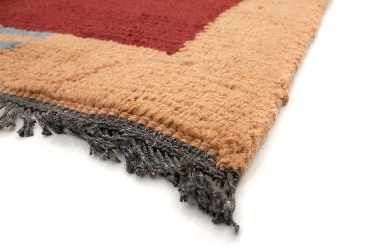 Nepal mattan - 140 x 70 cm - röd