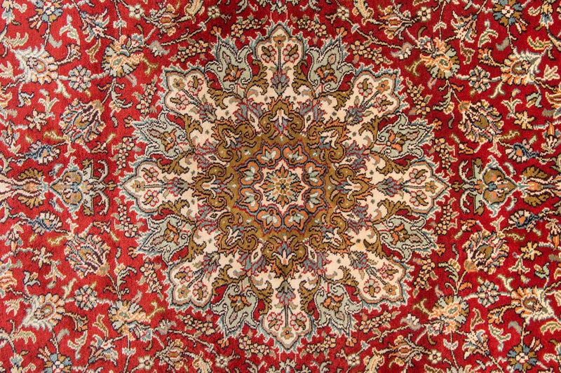 Sidenmatta - Kashmir Silk - 218 x 156 cm - röd