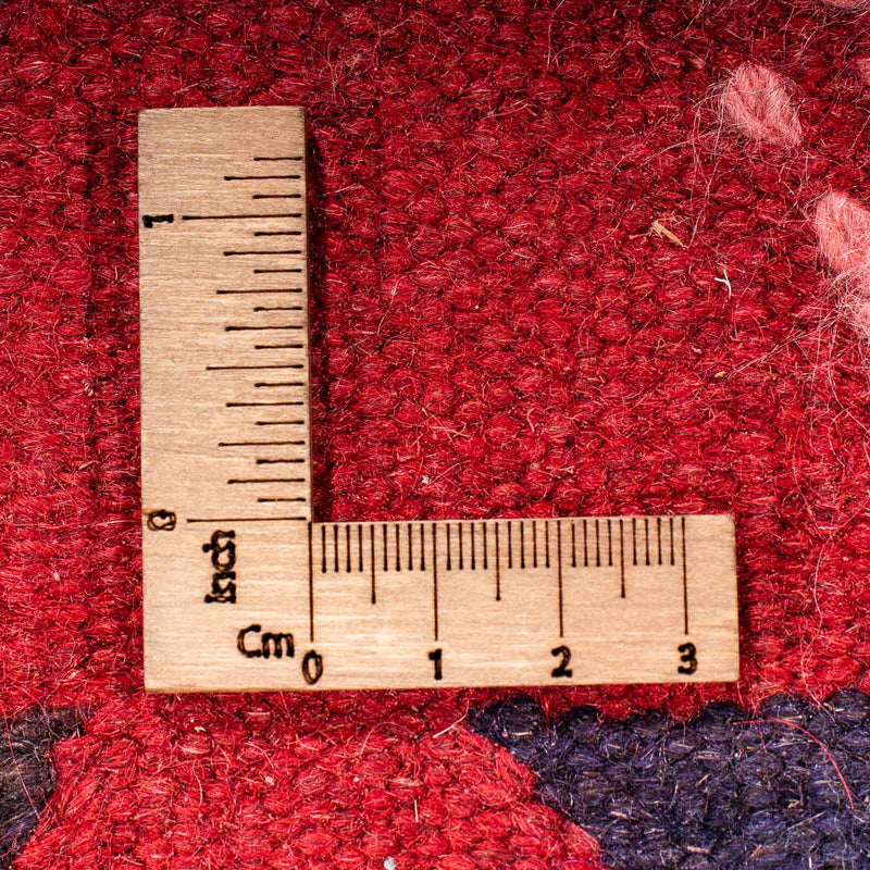 Runner Kelim-matta - gammal - 395 x 145 cm - flerfärgad