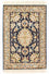 Sidenmatta - Kashmir Silk - 98 x 63 cm - blå
