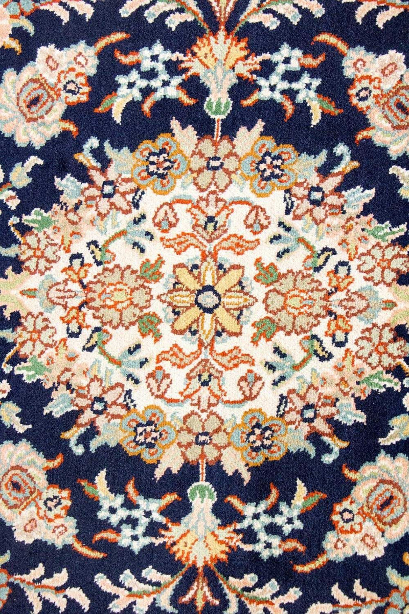 Sidenmatta - Kashmir Silk - 98 x 63 cm - blå