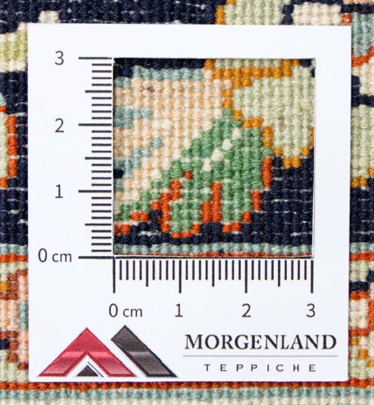 Sidenmatta - Kashmir Silk - 98 x 63 cm - blå