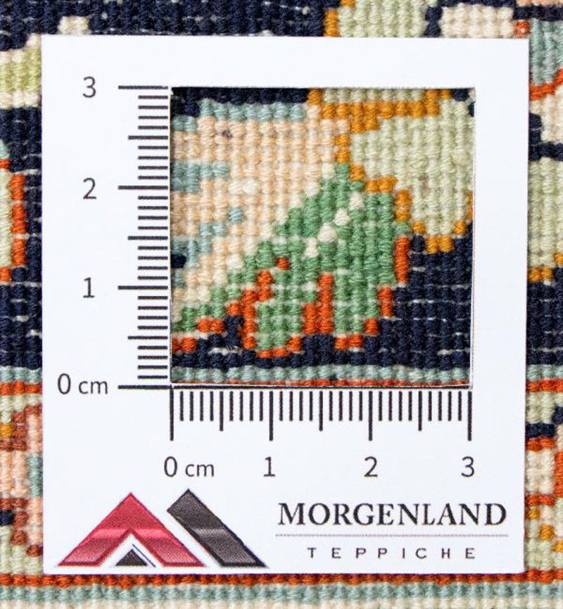 Sidenmatta - Kashmir Silk - 98 x 63 cm - blå